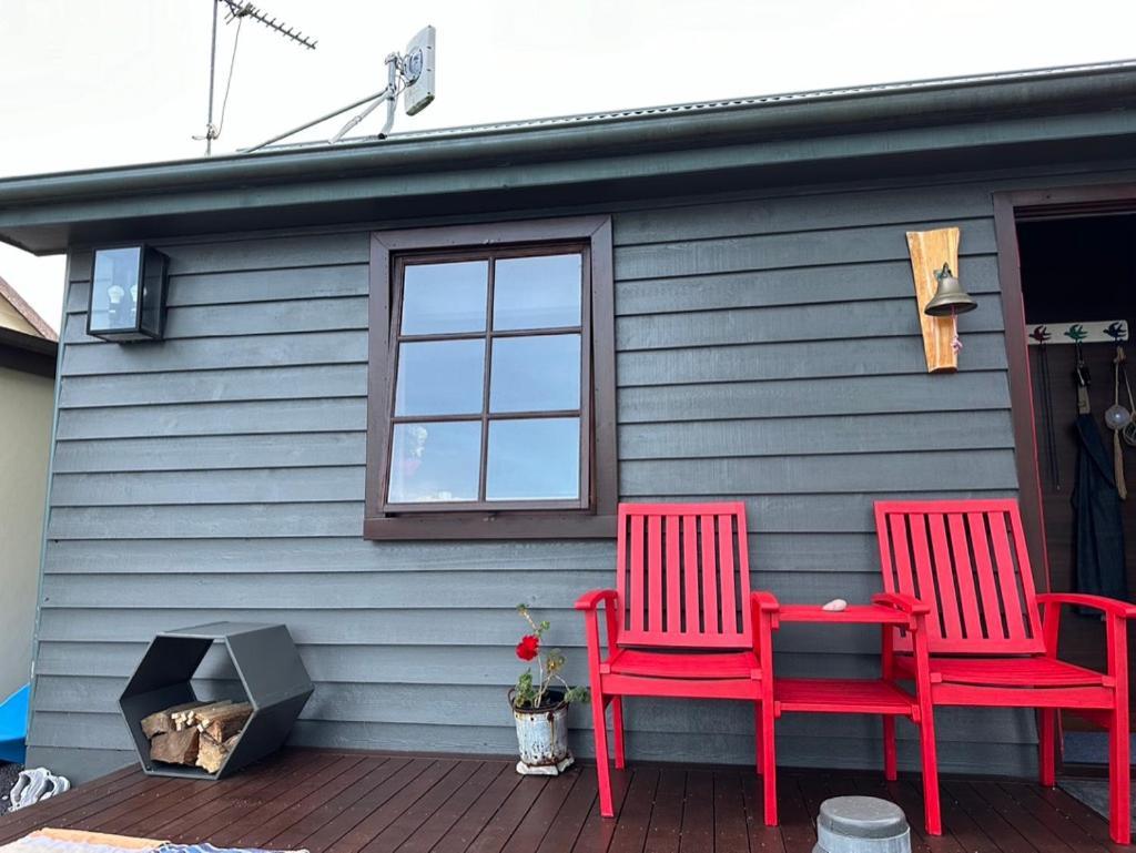 Ferienwohnung Salt Box Hideaway Strahan Exterior foto